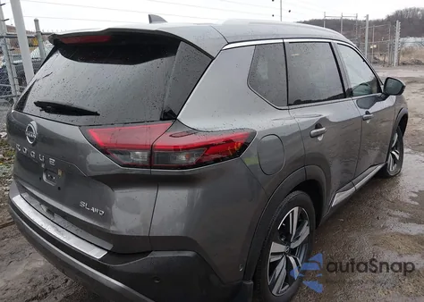 2022 Nissan Rogue Sl Intelligent Awd from USA, damaged, VIN 5N1BT3CB7NC721478